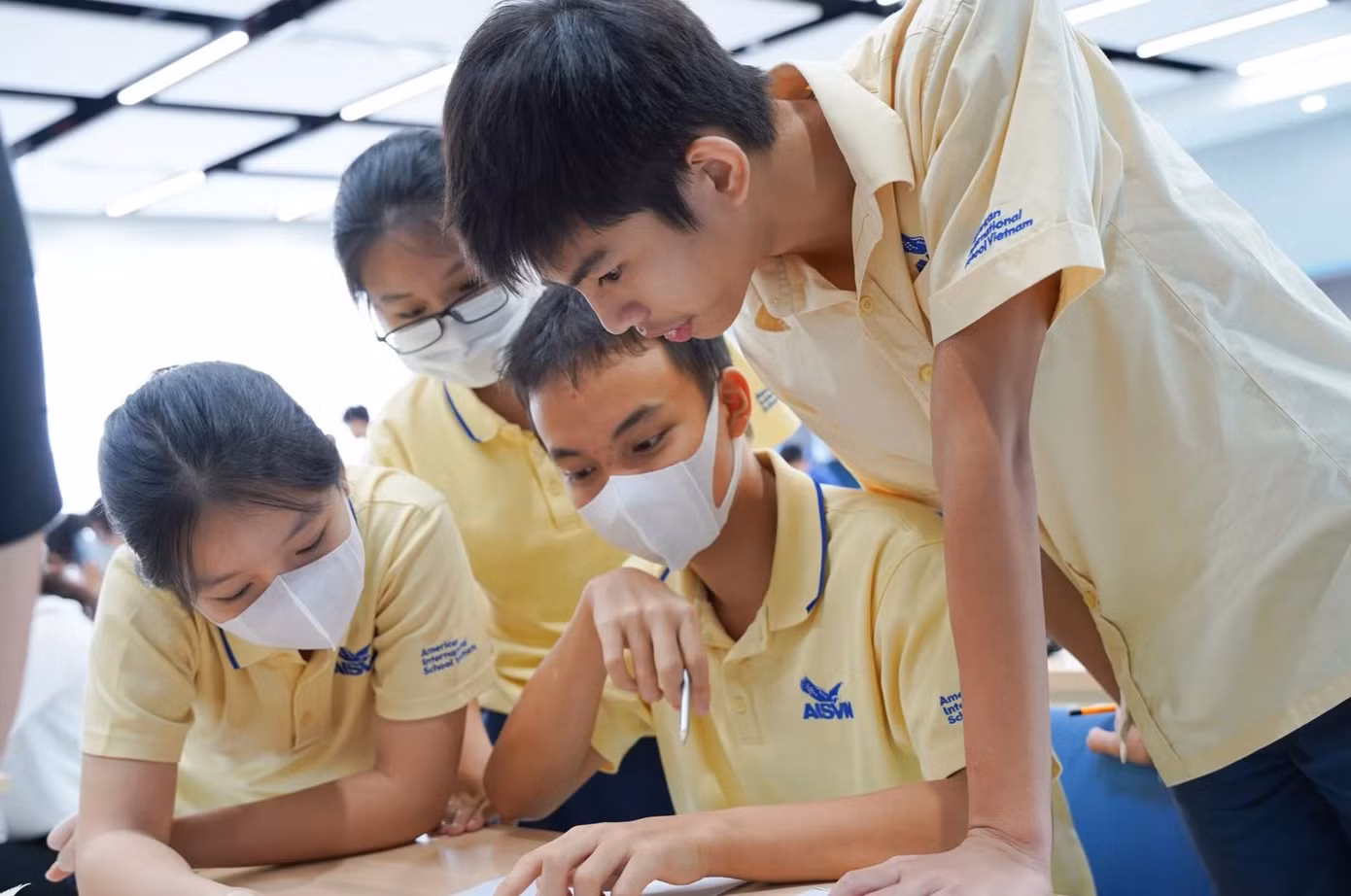 Học sinh Trường Quốc tế Mỹ Việt Nam. Ảnh: Website nhà trường Học sinh Trường Quốc tế Mỹ Việt Nam. Ảnh: Website nhà trường