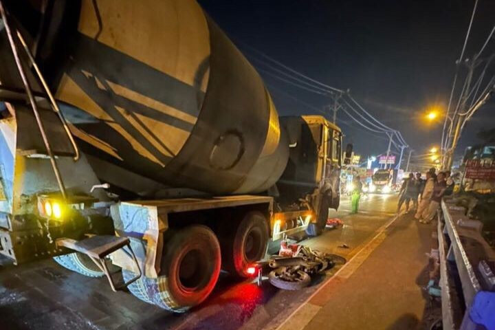 Hiện trường lúc xảy ra tai nạn. Hiện trường lúc xảy ra tai nạn.