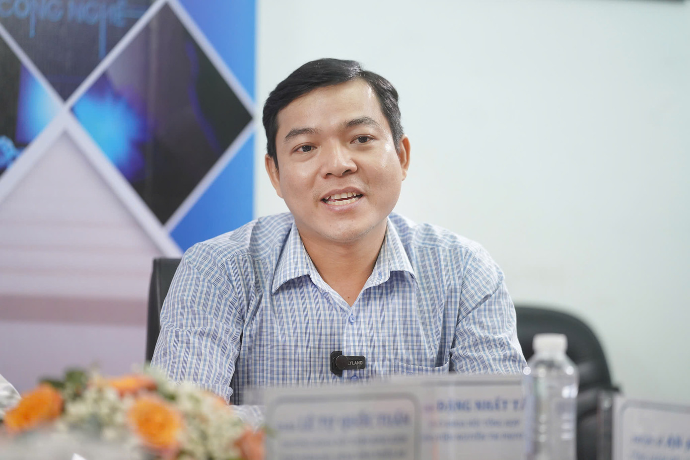 Bác sĩ Đặng Nhất Tâm, Phó khoa Nội tổng hợp, Bệnh viện Nguyễn Tri Phương chia sẻ tại buổi tọa đàm. Ảnh: Phạm Nguyễn. Bác sĩ Đặng Nhất Tâm, Phó khoa Nội tổng hợp, Bệnh viện Nguyễn Tri Phương chia sẻ tại buổi tọa đàm. Ảnh: Phạm Nguyễn.