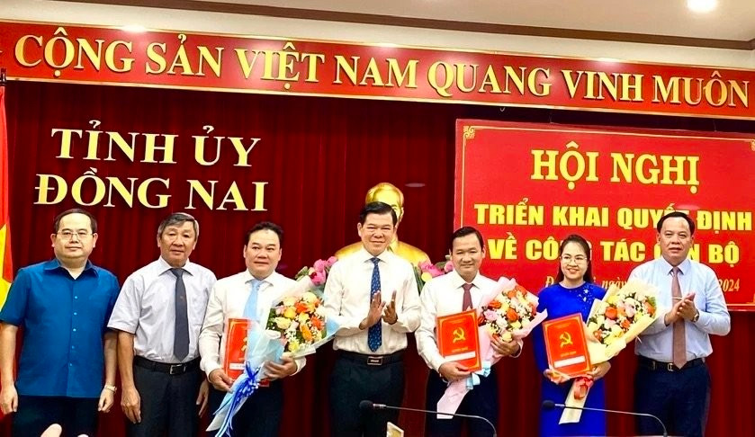 Lãnh đạo Tỉnh ủy, UBND tỉnh Đồng Nai và các cán bộ được bổ nhiệm