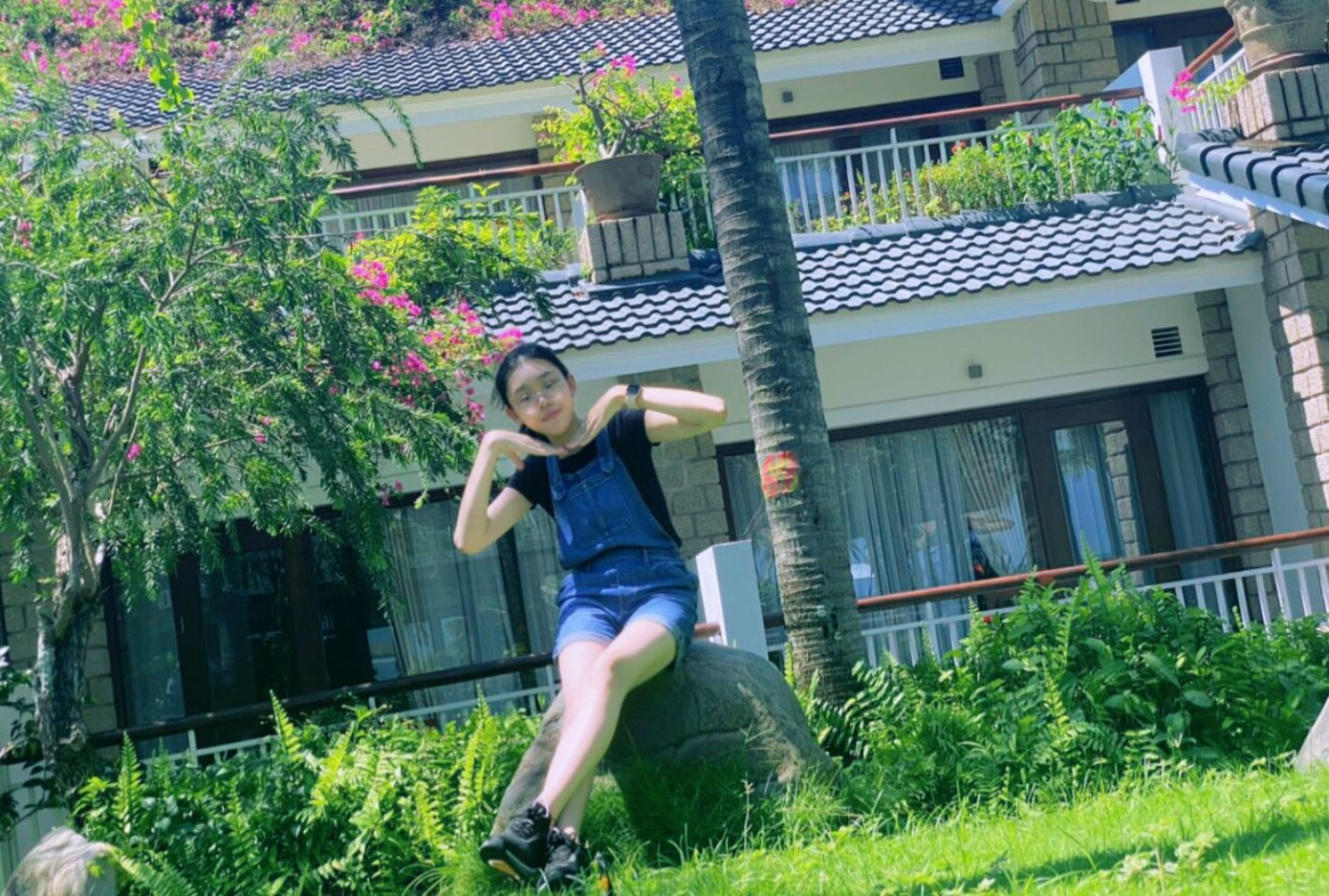 Minh Anh trong một chuyến du lịch. Ảnh: NVCC. Minh Anh trong một chuyến du lịch. Ảnh: NVCC.