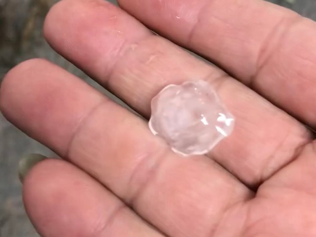 Mưa đá xuất hiện tại TPHCM. Ảnh: Người dân cung cấp. Mưa đá xuất hiện tại TPHCM. Ảnh: Người dân cung cấp.