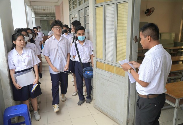 Thí sinh tham dự kỳ thi vào lớp 10 tại TPHCM Thí sinh tham dự kỳ thi vào lớp 10 tại TPHCM