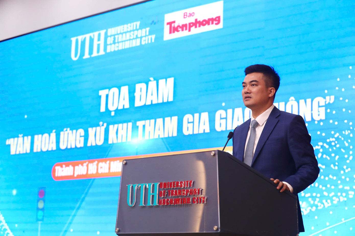 PGS.TS Nguyễn Anh Tuấn - Phó Hiệu trưởng ĐH Giao thông Vận tải TPHCM. Ảnh: Duy Anh.