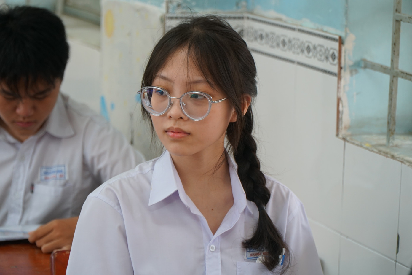 Thí sinh trong ngày thi lớp 10 Thí sinh trong ngày thi lớp 10