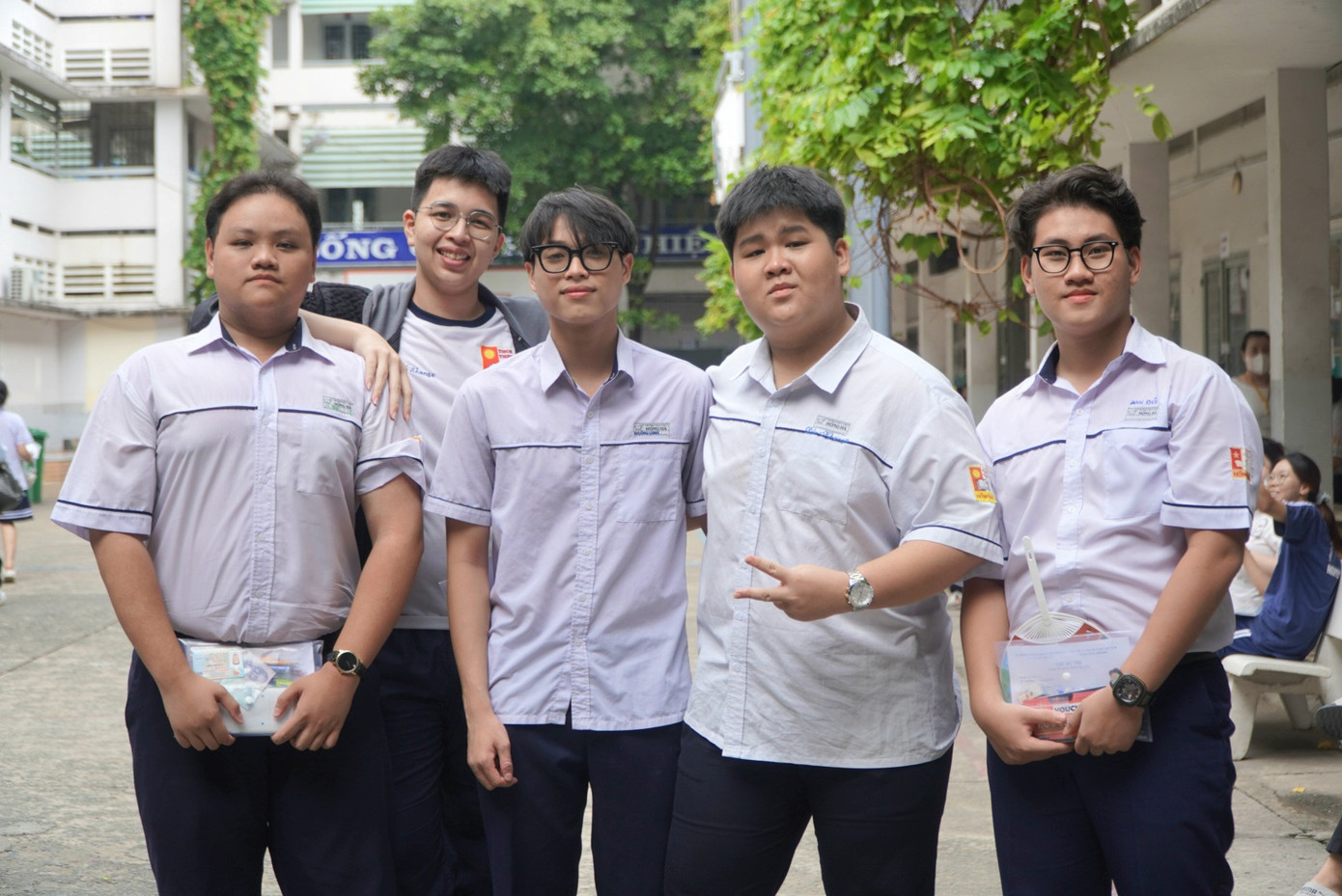 Thí sinh tại điểm thi THPT Gò Vấp (quận Gò Vấp). Ảnh: Nhàn Lê