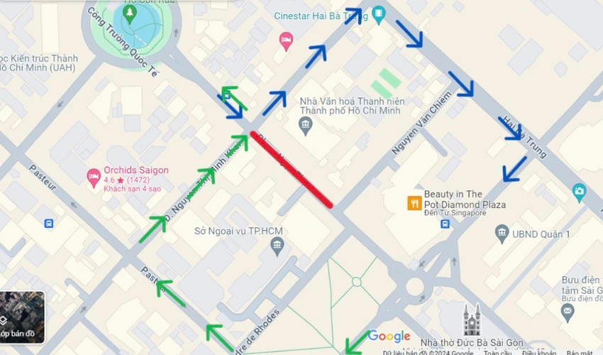 Phạm vi hạn chế xe lưu thông và lộ trình thay thế. Ảnh: Sở GTVT Phạm vi hạn chế xe lưu thông và lộ trình thay thế. Ảnh: Sở GTVT