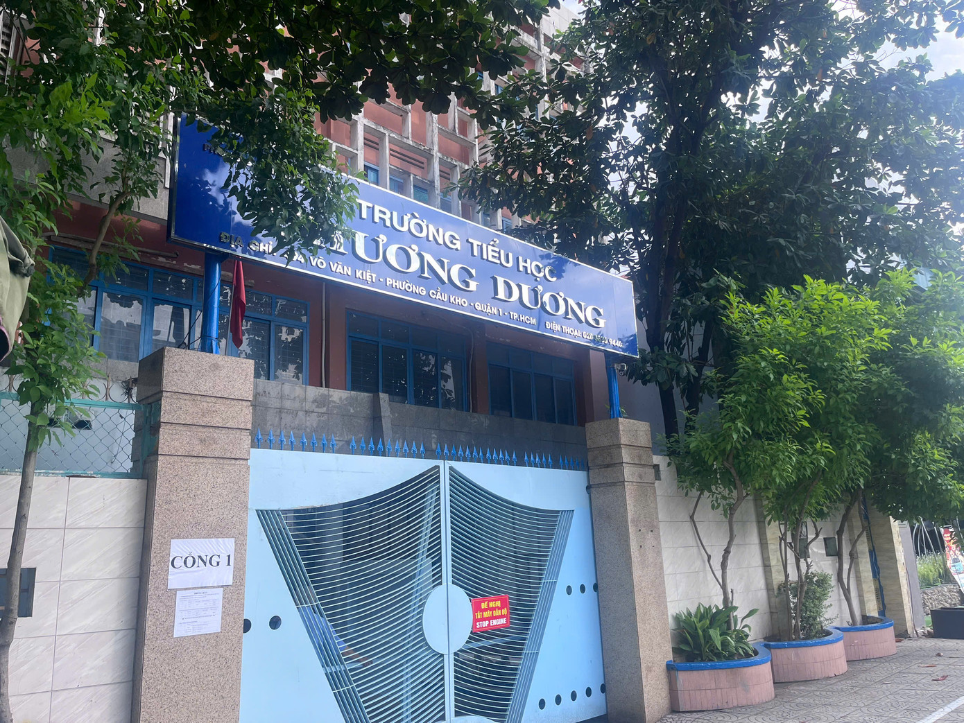 Trường Tiểu học Chương Dương, quận 1, TPHCM. Ảnh: Nhàn Lê. Trường Tiểu học Chương Dương, quận 1, TPHCM. Ảnh: Nhàn Lê.