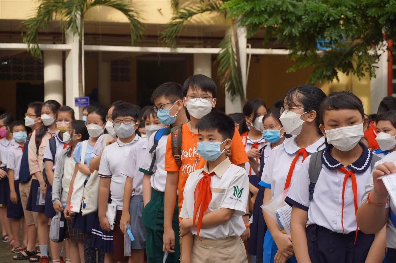 Học sinh thi vào lớp 6 Trường THPT chuyên Trần Đại Nghĩa năm học 2023-2024.