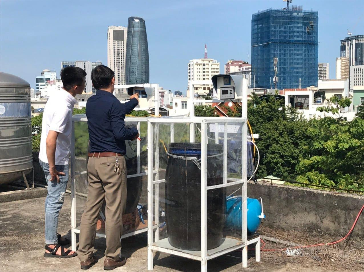 Mô hình được lắp đặt thử nghiệm tại trường ĐH Sư phạm Kỹ thuật (ĐH Đà Nẵng).