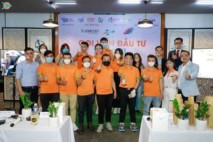 Nhóm tác giả đã gọi vốn thành công hơn 300 triệu đồng để phát triển dự án. Ảnh: Trường ĐH Bách khoa (ĐH Đà Nẵng)