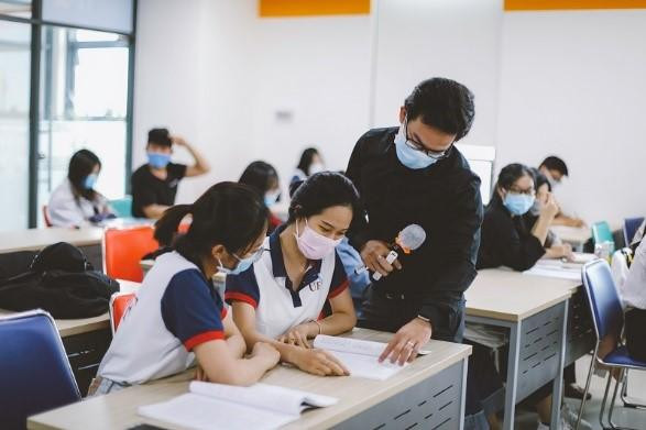 Sinh viên trường ĐH Kinh tế - Tài chính TP. HCM sẽ bắt đầu đến trường học ngay sau Tết Nguyên đán.