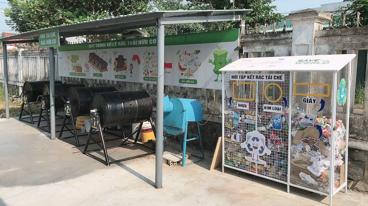 Dự án của nhóm triển khai tại trường tiểu học Trần Đại Nghĩa.