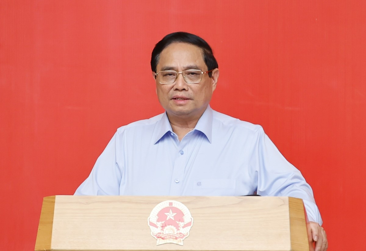 Thủ tướng Phạm Minh Chính phát biểu kết luận phiên họp. (Ảnh: Nhật Bắc) Thủ tướng Phạm Minh Chính phát biểu kết luận phiên họp. (Ảnh: Nhật Bắc)