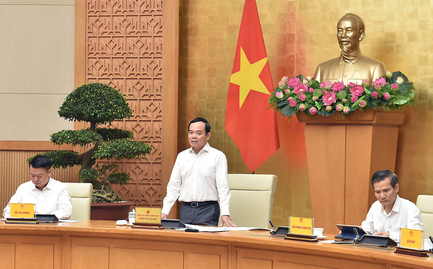 Phó Thủ tướng Trần Lưu Quang chủ trì Hội nghị Ban Chỉ đạo 389 Quốc gia. Ảnh: HM Phó Thủ tướng Trần Lưu Quang chủ trì Hội nghị Ban Chỉ đạo 389 Quốc gia. Ảnh: HM