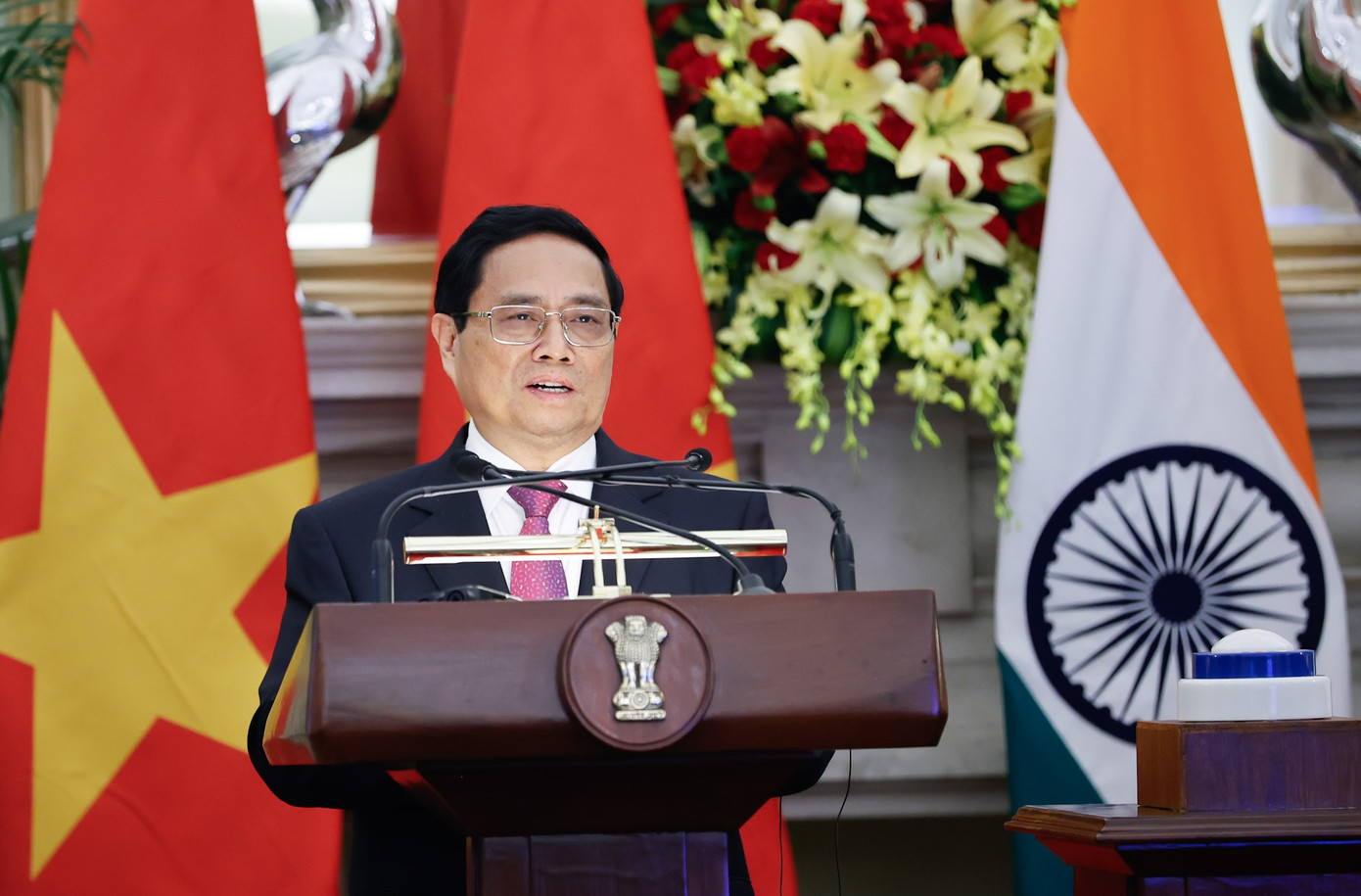 Thủ tướng Phạm Minh Chính phát biểu tại cuộc gặp gỡ báo chí. Ảnh: Nhật Bắc. Thủ tướng Phạm Minh Chính phát biểu tại cuộc gặp gỡ báo chí. Ảnh: Nhật Bắc.