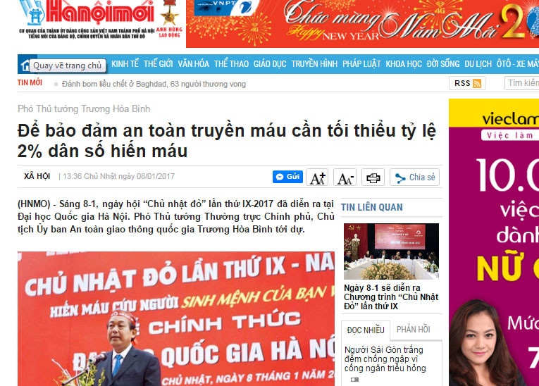 Chủ Nhật Đỏ ngày 8/1 thu được hơn 5500 đơn vị máu ảnh 3