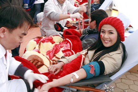 Chủ Nhật Đỏ ngày 8/1 thu được hơn 5500 đơn vị máu ảnh 100