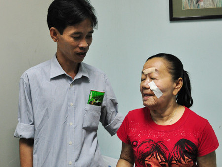 Chị Nguyễn Thị Phượng và chồng