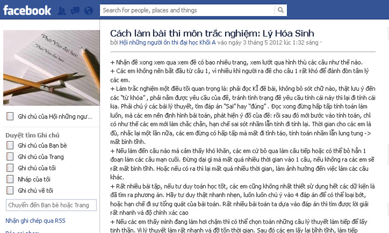 Chia sẻ kinh nghiệm làm bài thi