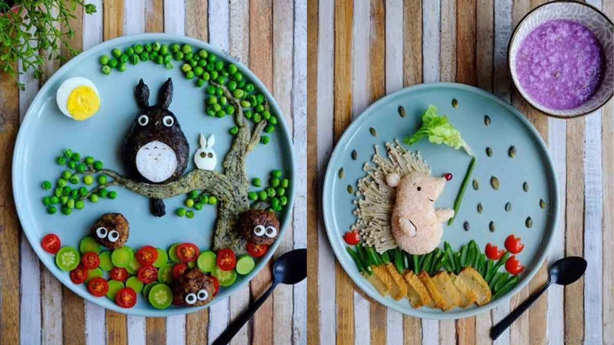 Món ăn được chế biến ngộ nghĩnh sẽ kích thích cảm giác thèm ăn ở trẻ. Món ăn được chế biến ngộ nghĩnh sẽ kích thích cảm giác thèm ăn ở trẻ.