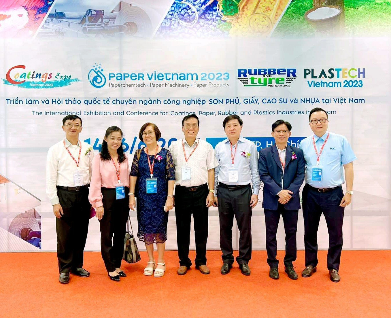 Lãnh đạo Hiệp hội Sơn - Mực in Việt Nam tham dự Hội thảo Coatings Expo Vietnam 2023