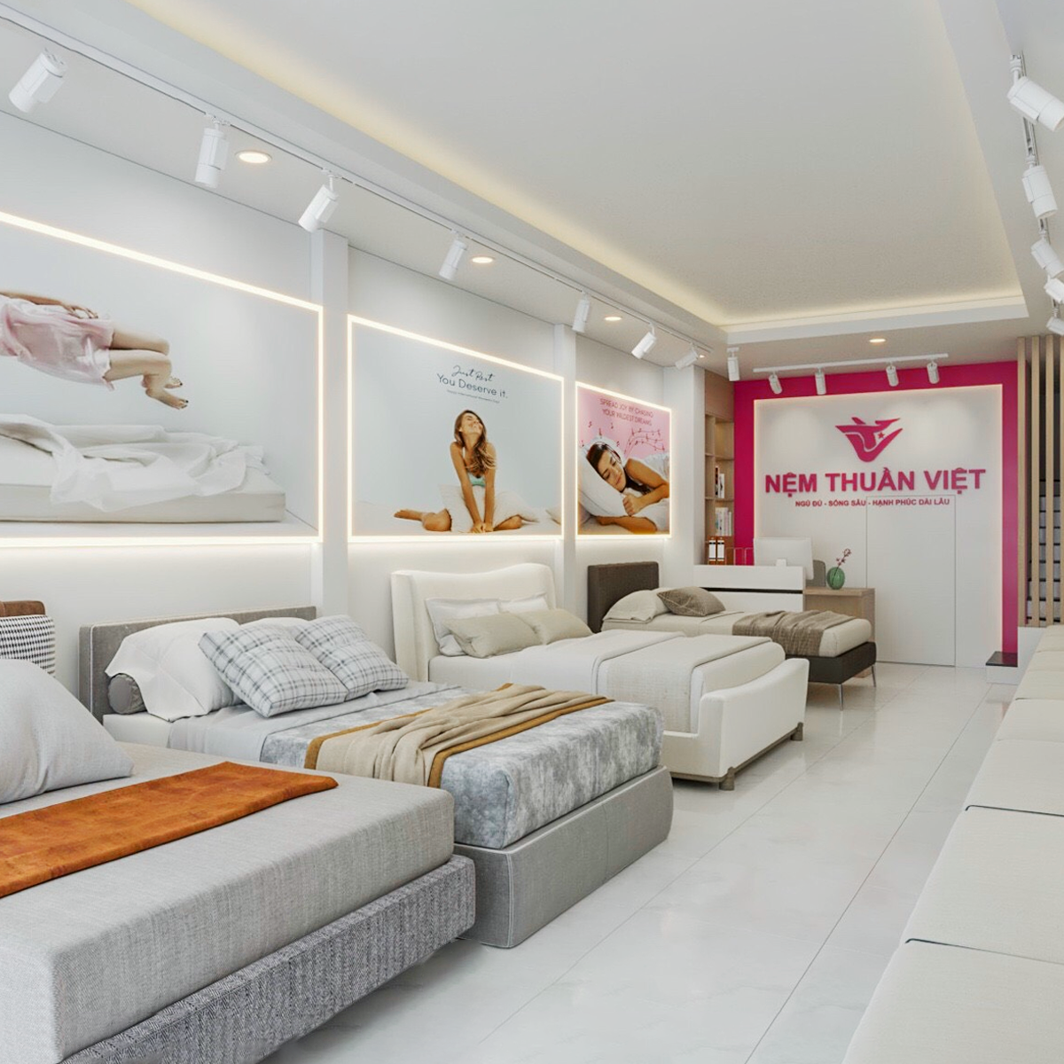 Cửa hàng mô hình Mini Store tại Nệm Thuần Việt