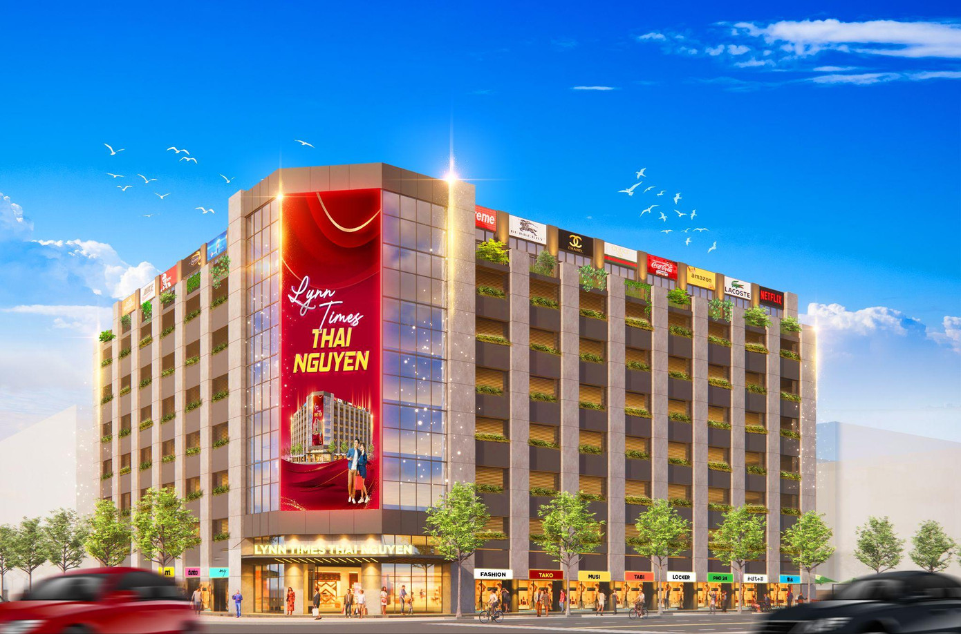 Phối cảnh dự án Lynn Times Thái Nguyên - CĐT Khoáng nóng Thanh Thủy
