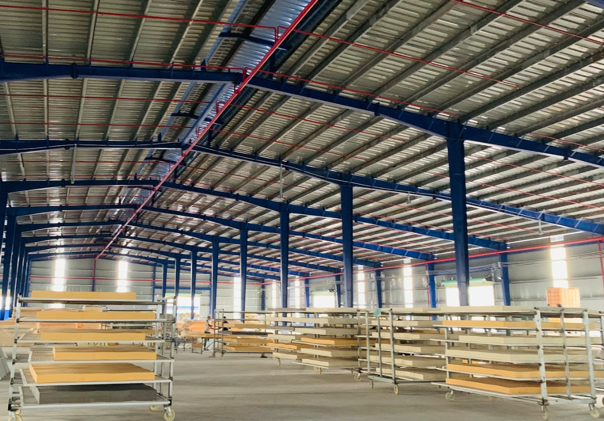 Nhà máy sản xuất nệm cao su