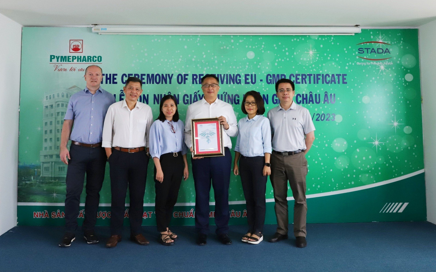 Nhà máy STADA Việt Nam được công nhận đạt GMP - EU (thực hành tốt sản xuất thuốc theo tiêu chuẩn Châu Âu) Nhà máy STADA Việt Nam được công nhận đạt GMP - EU (thực hành tốt sản xuất thuốc theo tiêu chuẩn Châu Âu)