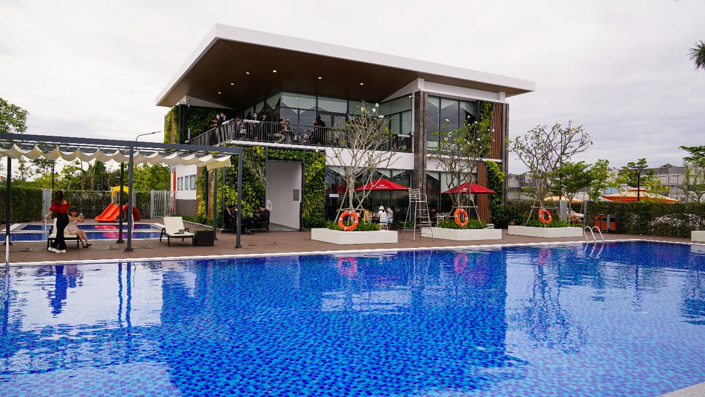 Clubhouse Green View tại khu dân cư Cát Tường Park House là công trình đạt chứng nhận EDGE Clubhouse Green View tại khu dân cư Cát Tường Park House là công trình đạt chứng nhận EDGE