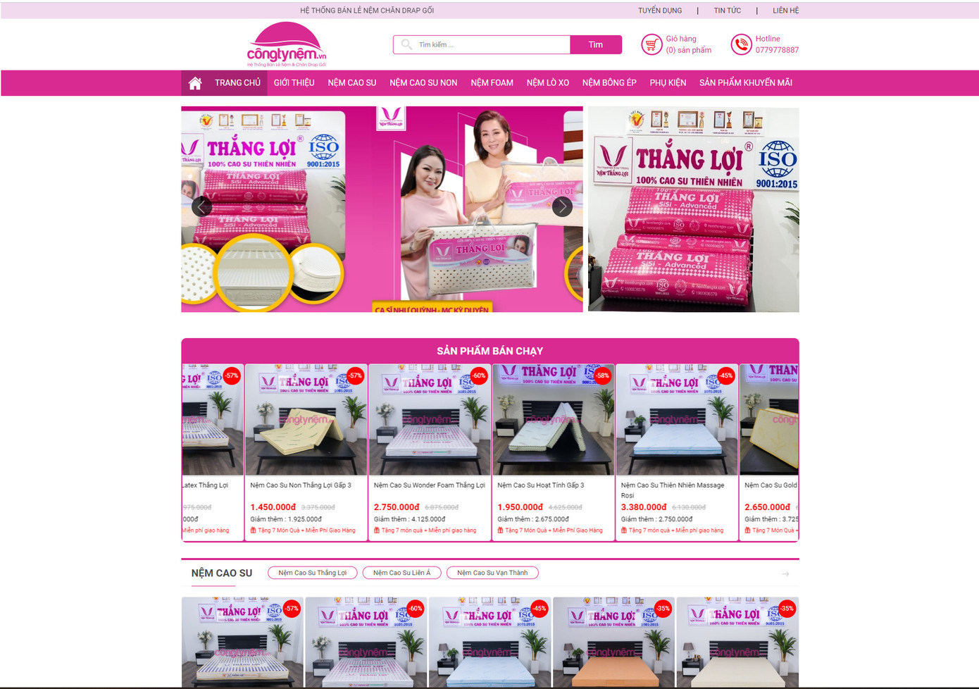 Công Ty Nệm giao hàng nhanh chóng, kịp thời