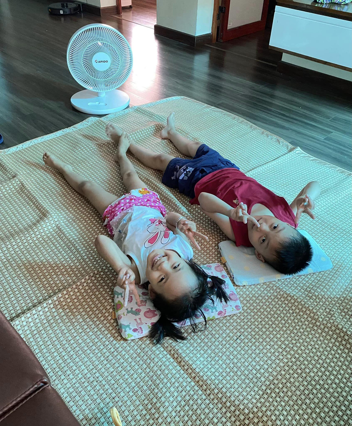 Quạt sạc tích điện phù hợp với các gia đình có trẻ nhỏ