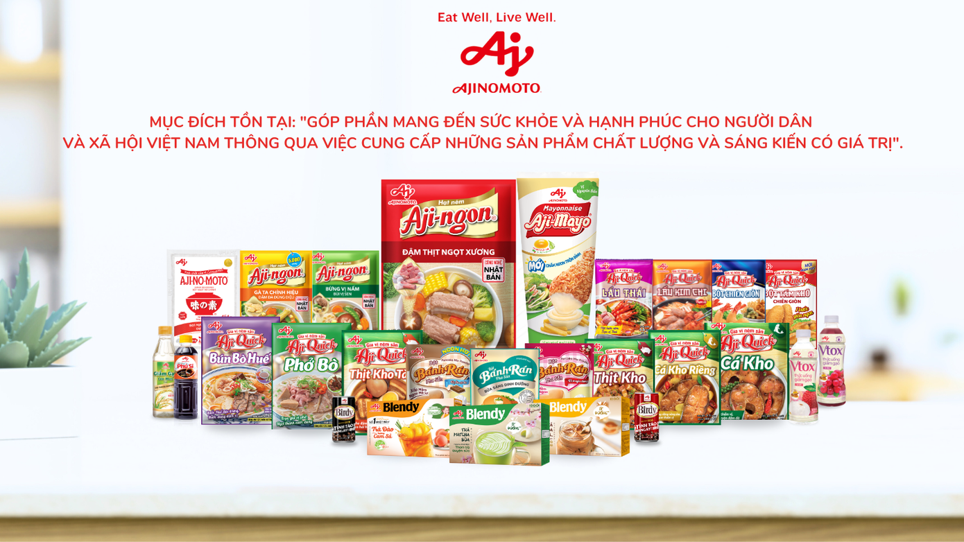 Ajinomoto Việt Nam sở hữu danh mục sản phẩm đa dạng lên đến 35 sản phẩm