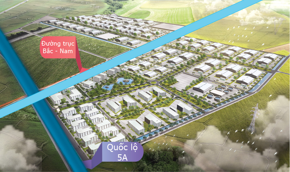 Dự án KCN Kim Thành nằm tại vị trí đắc địa trên tuyến đường trục chính Bắc – Nam và Quốc lộ 5A