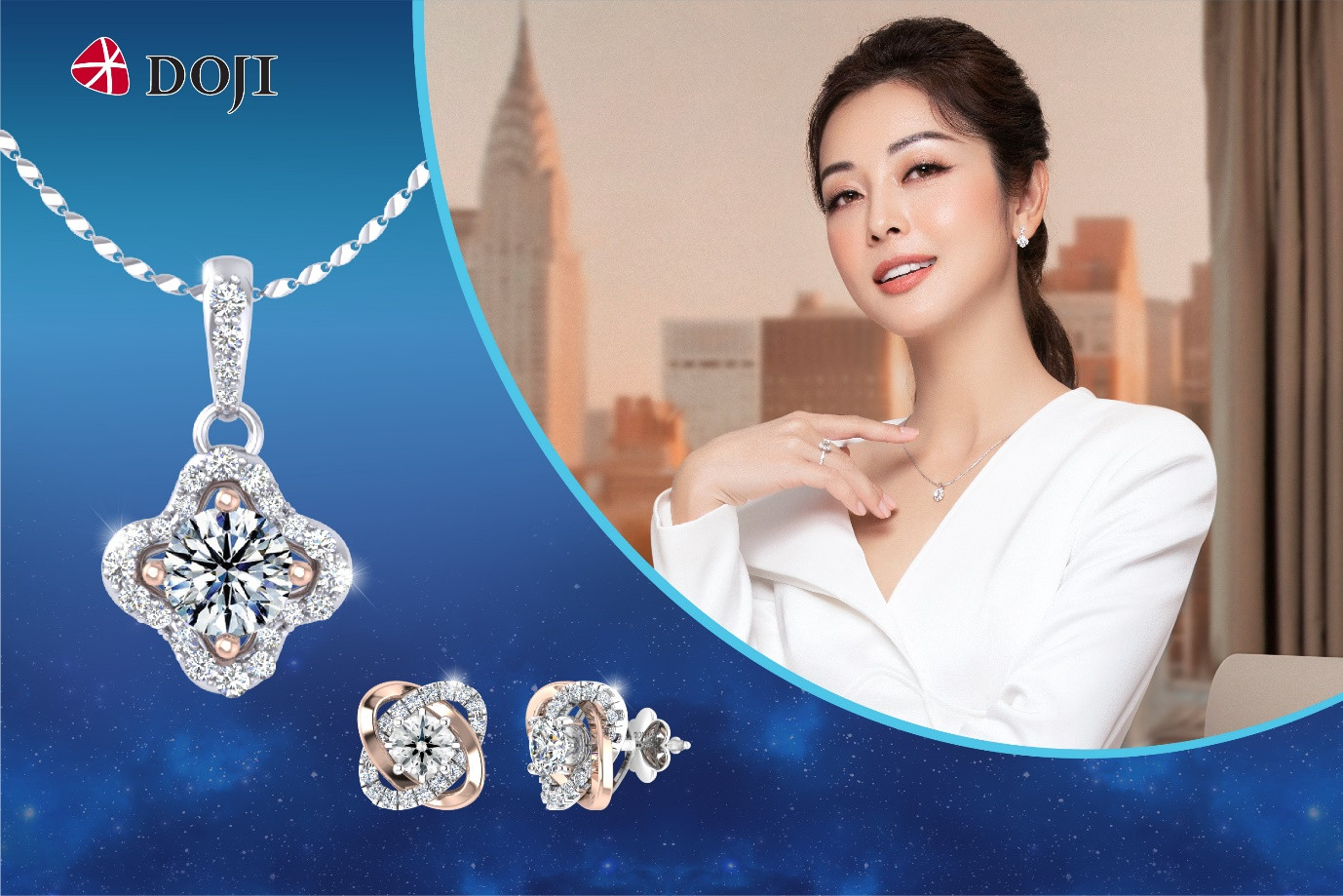 Thời thượng với trang sức kim cương 8 Hearts & 8 Arrows Thời thượng với trang sức kim cương 8 Hearts & 8 Arrows