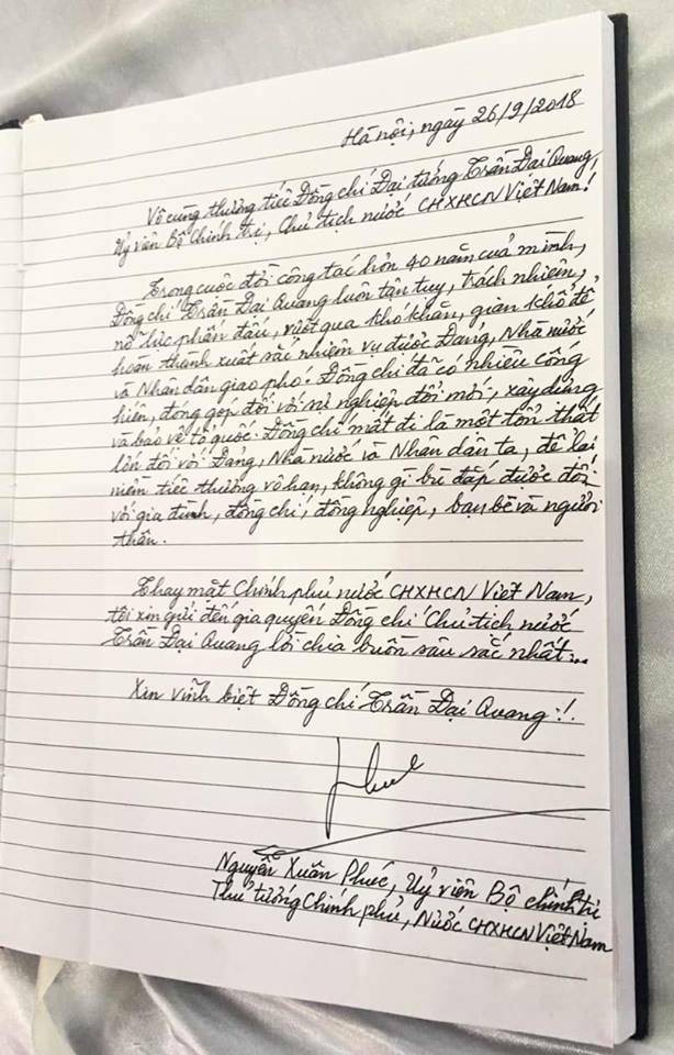 Lễ viếng Chủ tịch nước Trần Đại Quang ảnh 30