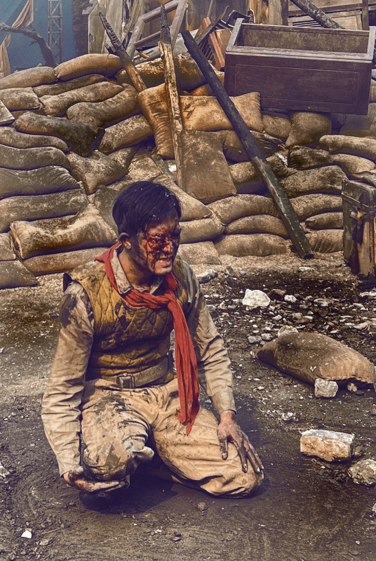 Đào, phở và piano gây ấn tượng khi khai thác hình ảnh những con người Hà Nội trong thời khói lửa.