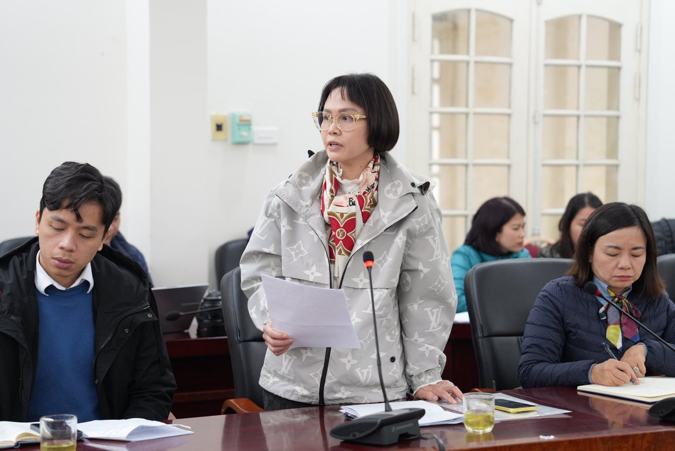 Đại diện phòng Văn hóa và Thông tin quận Đống Đa khẳng định bố trí khu để xe riêng và không thu phí.