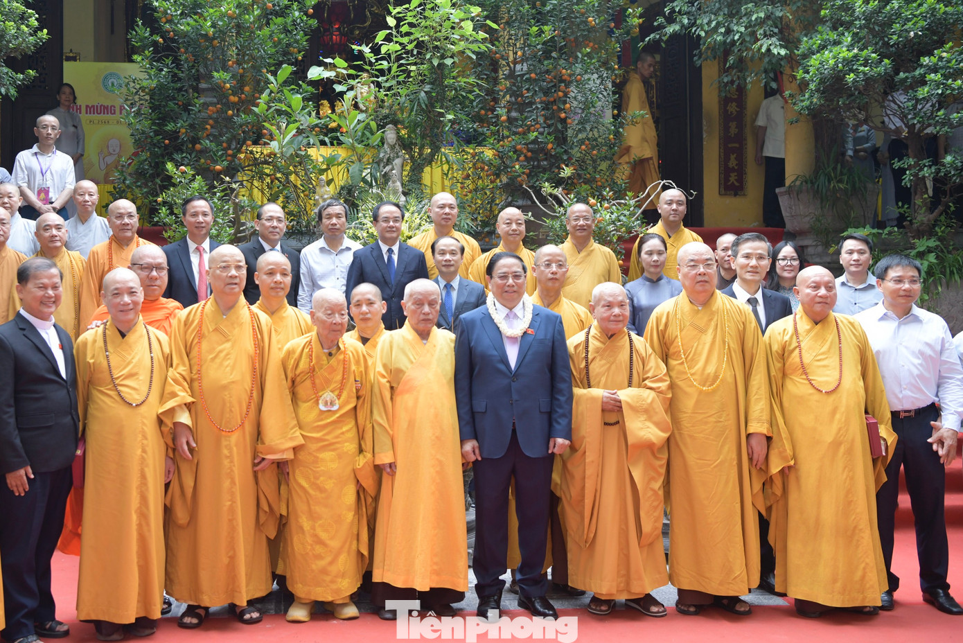 Dịp này, Thủ tướng ghi nhận, đánh giá cao và trân trọng những đóng góp của GHPGVN, tăng ni, đồng bào Phật tử trong và ngoài nước đối với đất nước trong thời gian qua.