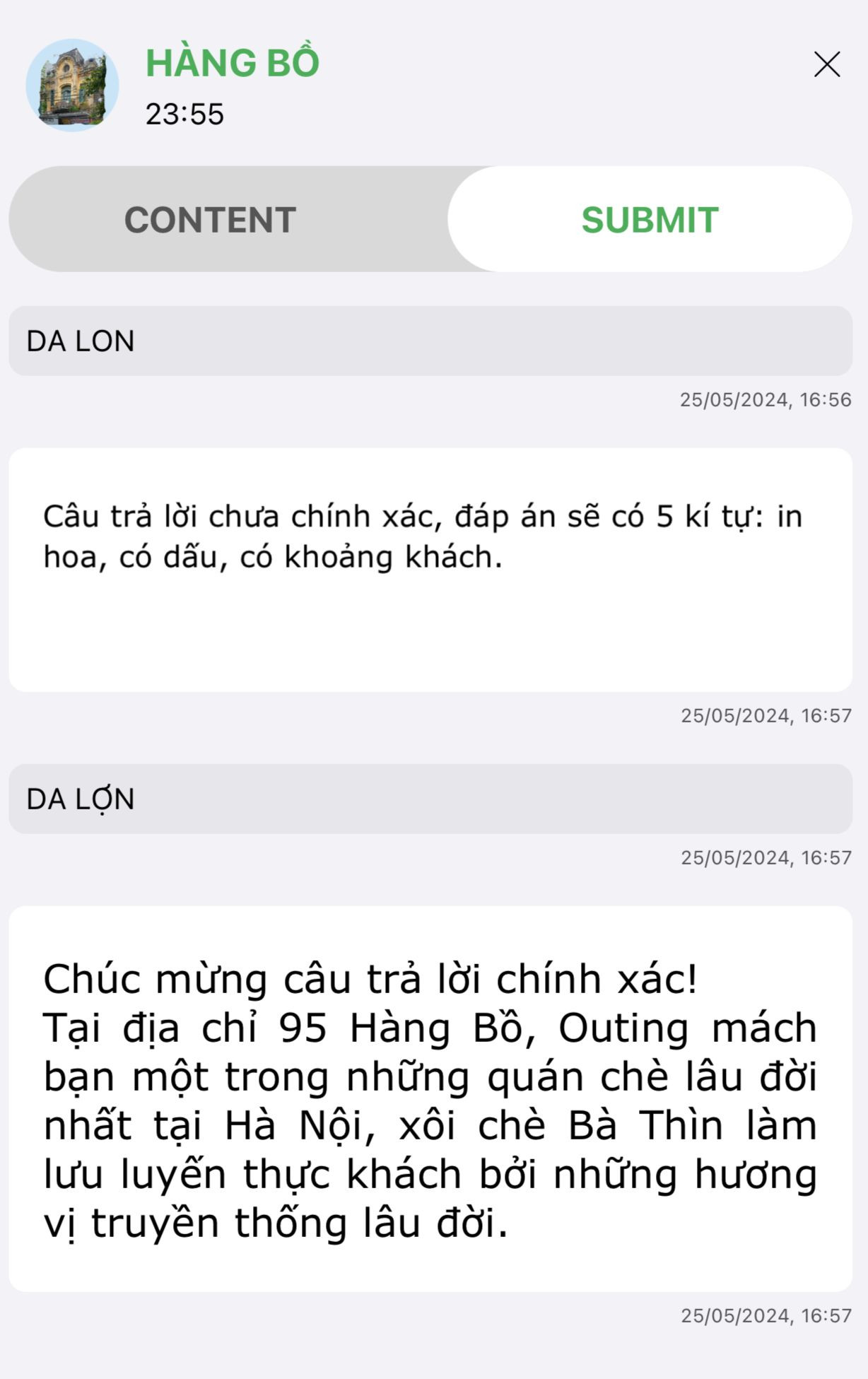 Ngoài những di tích lịch sử nổi tiếng, tour du lịch này cũng cho du khách khám phá thêm về lịch sử, các quán ăn truyền thống, nổi tiếng khu vực phố cổ Hà Nội như quán xôi chè Bà Thìn, bánh rán Hàng Chiếu, nộm Long Vi Dung...