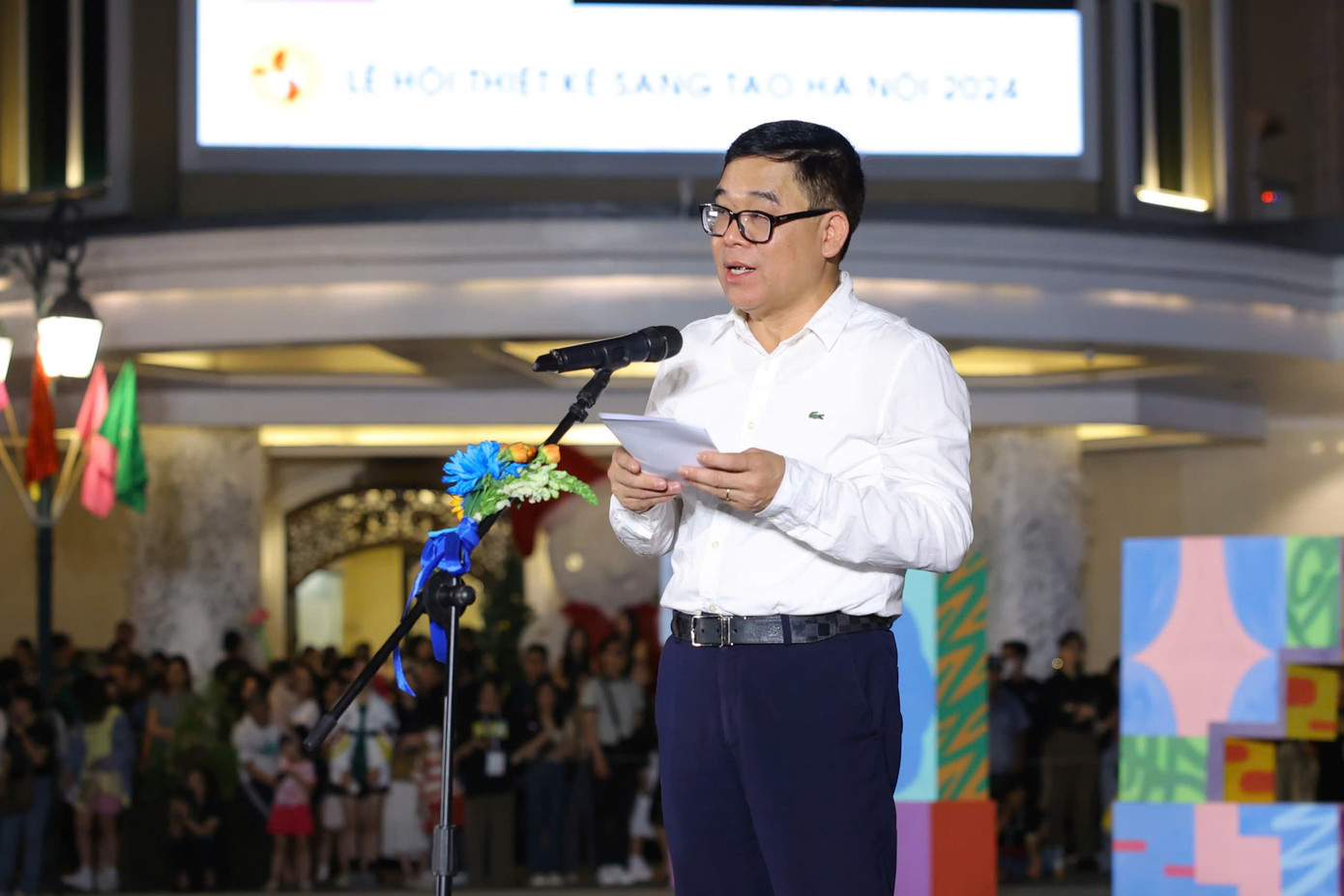 Ông Đỗ Đình Hồng - Giám đốc Sở Văn hóa, Thể thao Hà Nội nhận định Lễ hội thiết kế sáng tạo Hà Nội 2024 thành công lớn.