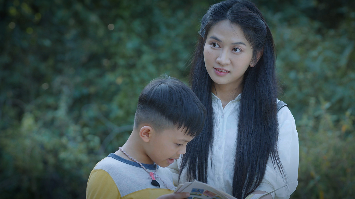 Trong bộ phim Không thời gian, Chí Nhân dành trọn tình yêu cho cô giáo Tâm.