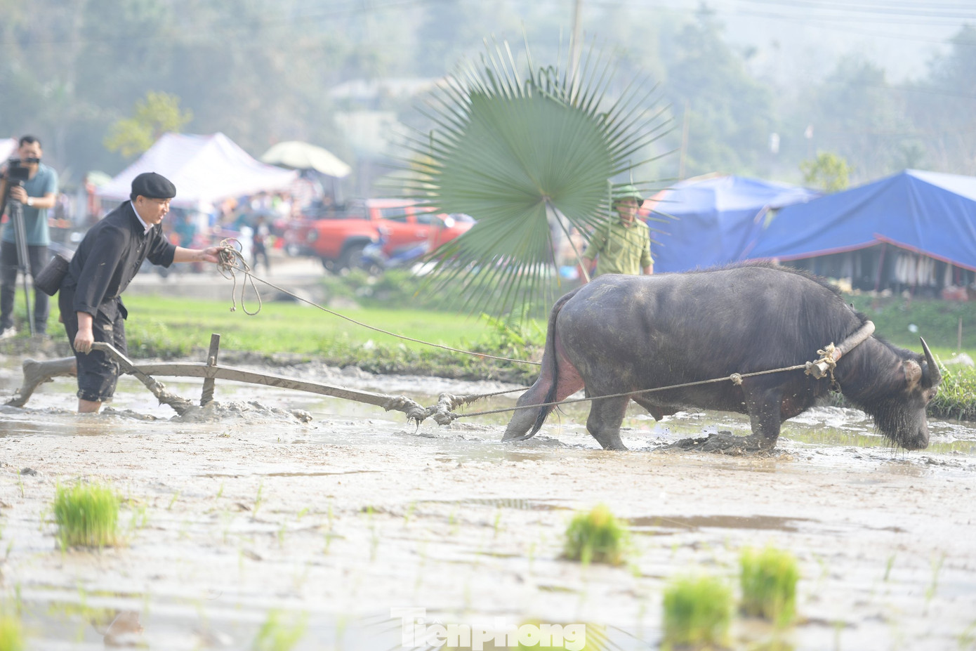 Buổi lễ được tổ chức long trọng với phần lễ chính tại Đền Pú Bảo, rước mâm lễ Kệ tồng tại chính giữa sân lễ hội, dưới chân cột cây Còn. Phần nghi lễ chủ yếu là cúng tế trời đất và các thần linh ban cho mưa thuận, gió hòa, con người khoẻ mạnh, cây cối tươi tốt, vạn vật sinh sôi, mùa màng bội thu.