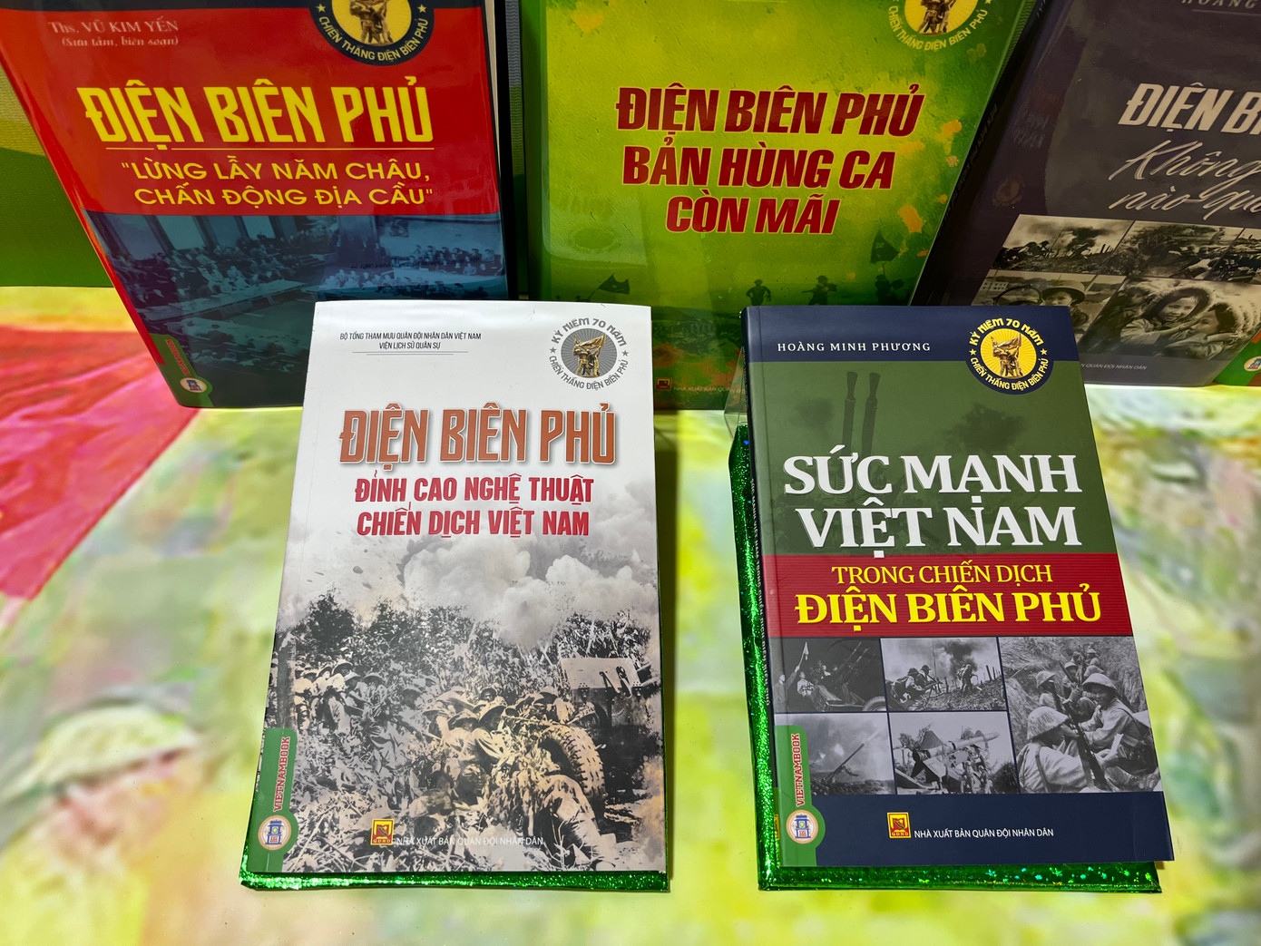 Những cuốn sách trong bộ sách kỷ niệm 70 năm chiến thắng Điện Biên Phủ được chọn lựa, biên tập kỹ càng.