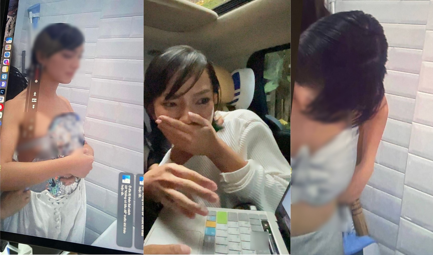 Người mẫu Châu Bùi rất sốc khi phát hiện mình là nạn nhân của hành vi quay lén tại một studio chụp ảnh. Người mẫu Châu Bùi rất sốc khi phát hiện mình là nạn nhân của hành vi quay lén tại một studio chụp ảnh.