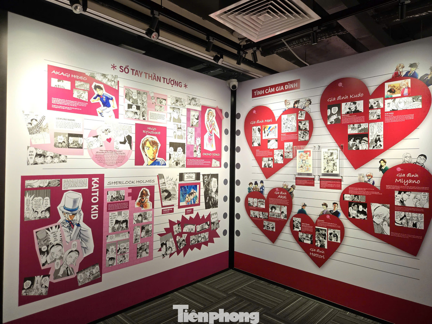 Phòng Conan's Love giới thiệu đến khán giả câu chuyện tình yêu của các nhân vật. Đó là chuyện tình của Ran - Shinichi (Conan trước khi bị teo nhỏ), chuyện tình yêu ở sở cảnh sát, tiến sĩ Agasa Hiroshi, cặp Hattori Heiji - Toyama Kazhuha...