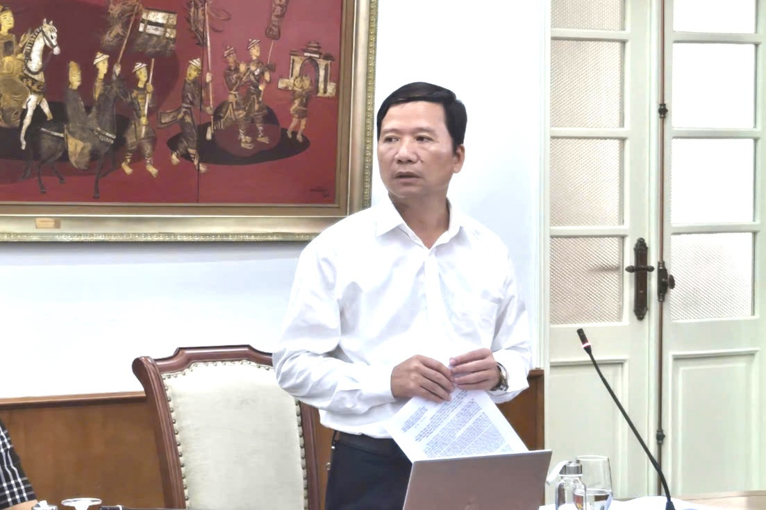 Ông Nguyễn Đặng Ân - Giám đốc Sở Văn hóa, Thể thao và Du lịch Lạng Sơn - thông tin về Ngày hội Văn hóa, Thể thao và Du lịch các dân tộc vùng Đông Bắc.