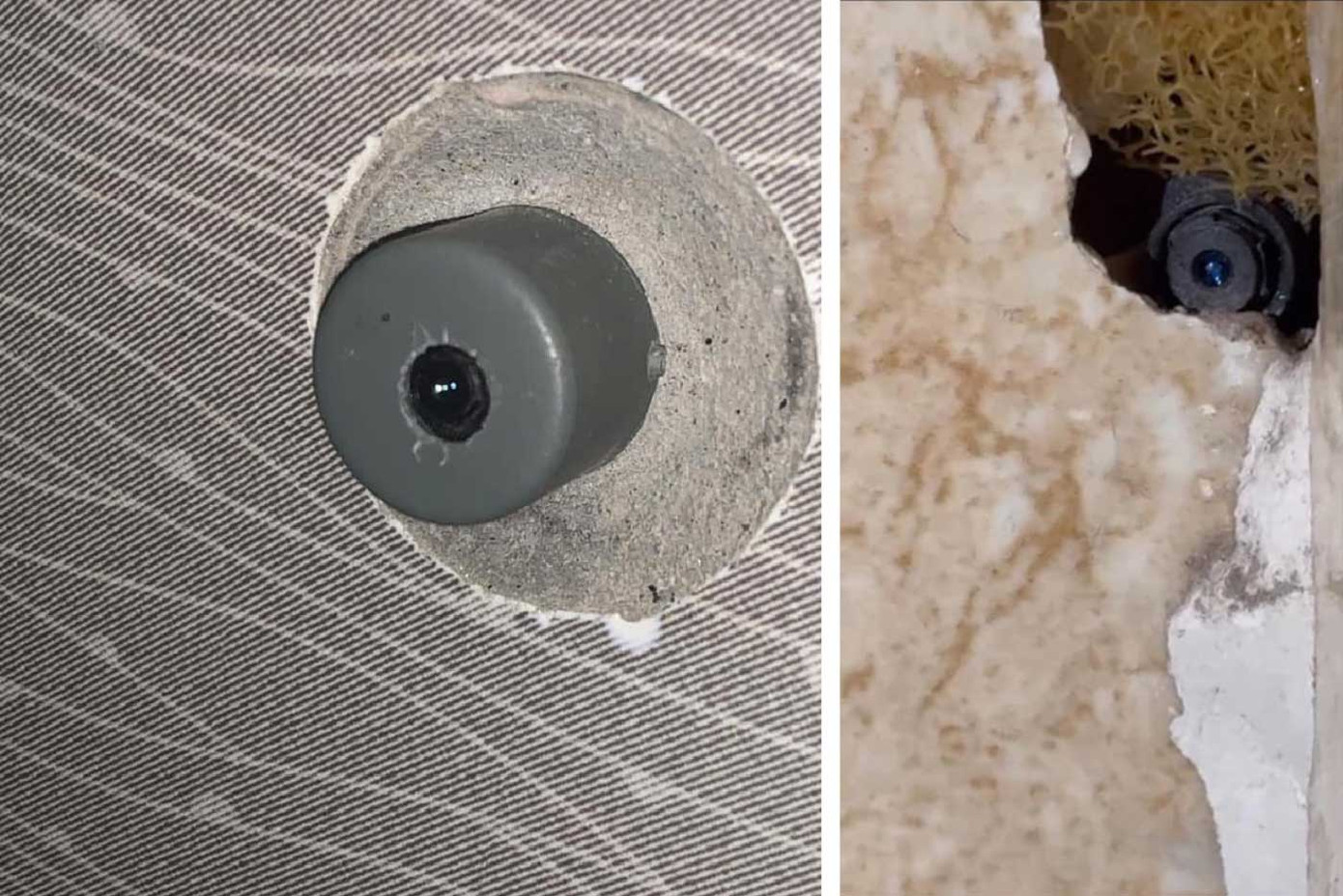 Camera giấu kín được lắp trong phòng vệ sinh tại một phòng trọ ở quận Hà Đông. Camera giấu kín được lắp trong phòng vệ sinh tại một phòng trọ ở quận Hà Đông.