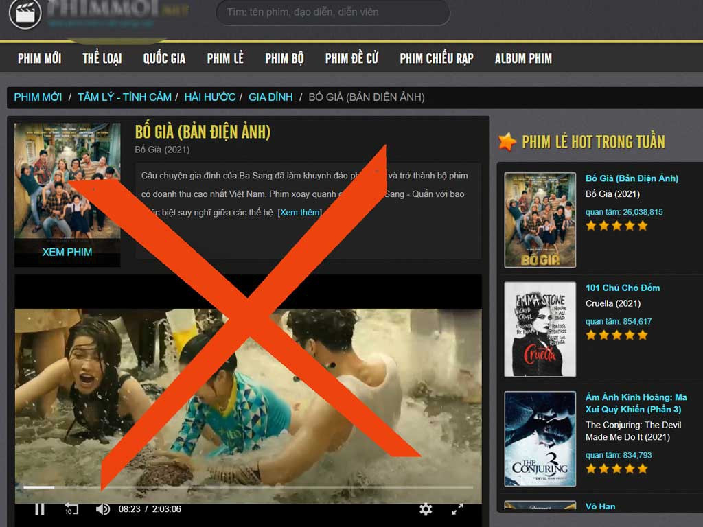 Tình trạng xem phim chùa từng nở rộ trên không gian mạng. Tình trạng xem phim chùa từng nở rộ trên không gian mạng.